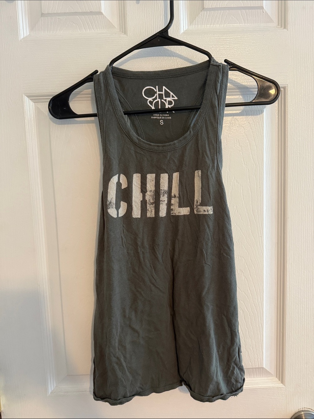 CHASER Graphic Tee - Black with White Print